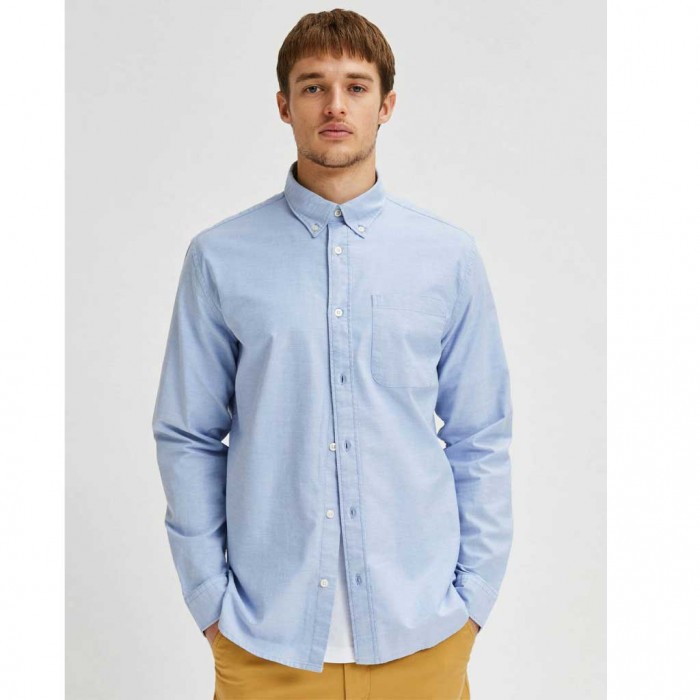 SELECTED OXFORD SHIRT LIGHT BLUE