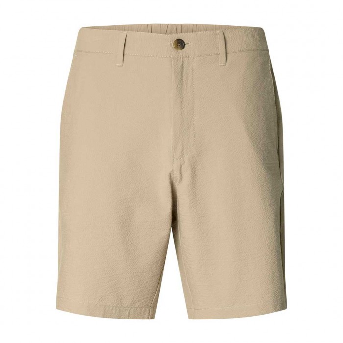 SELECTED  SLHREGULAR-KARL SEERSUCKER SHORTS NOOS BEIGE