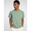 SELECTED  SLHSANDER SEERSUCKER SS O-NECK TEE GREEN