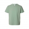 SELECTED  SLHSANDER SEERSUCKER SS O-NECK TEE GREEN