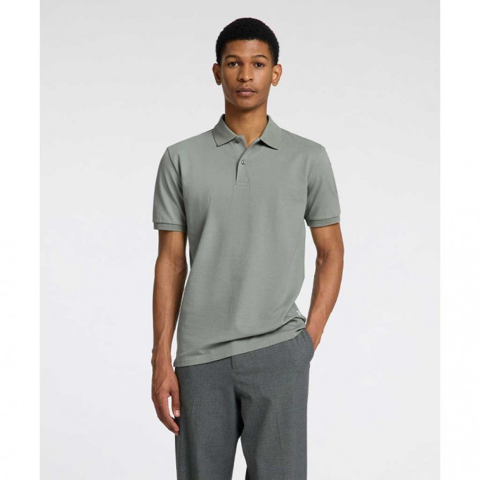 SELECTED SLHSLIM-ATLAS SS POLO GREEN