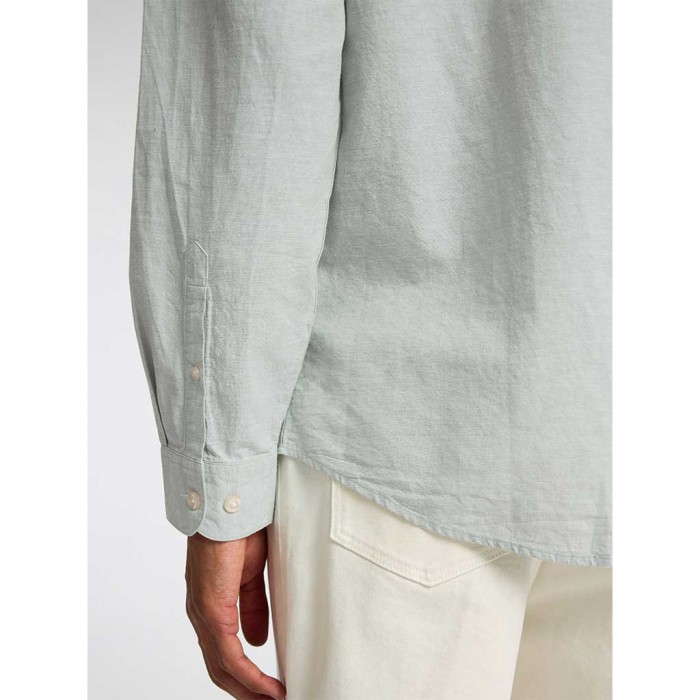 SELECTED SLHSLIM-SUN SHIRT LS NOOS ICEBERG GREEN