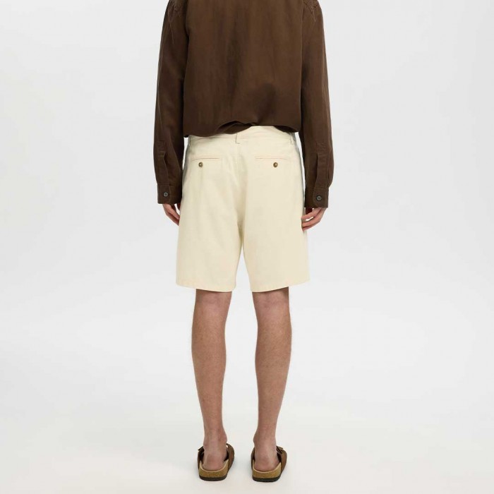SELECTED SLHREGULAR-MILES SUMMER SHORTS BEIGE