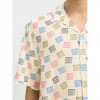 SELECTED SLHRLXHOTEL AMOUR STAMPS AOP SS SHIRT WHITE SELECTED SLHRLXHOTEL AMOUR STAMPS AOP SS SHIRT WHITE