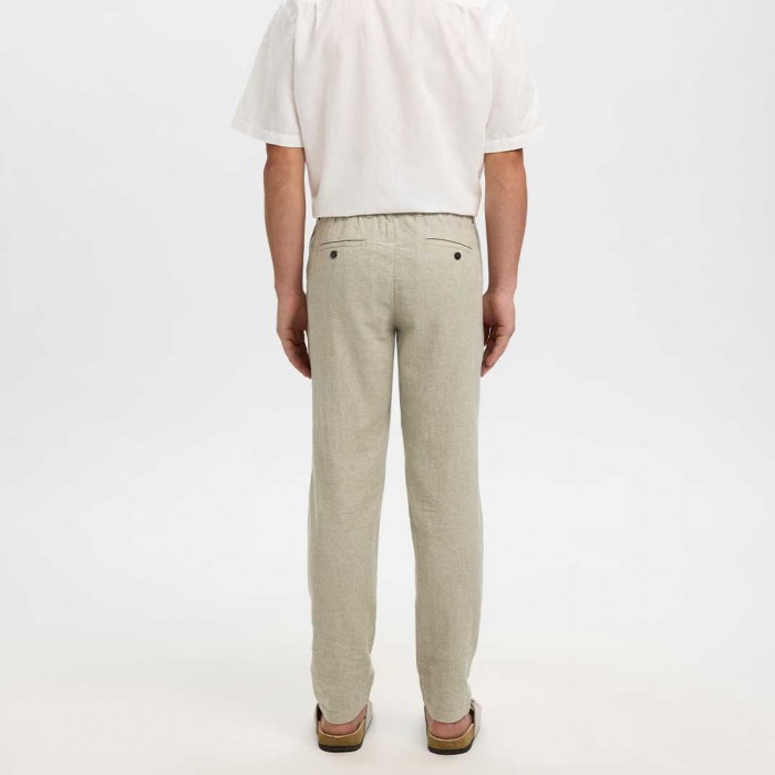 SELECTED SLM172-SLIMTAPE BRODY LINEN BLD PNT NOOS ECRU SELECTED SLM172-SLIMTAPE BRODY LINEN BLD PNT NOOS ECRU