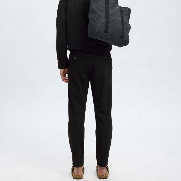 SELECTED SLM172-SLIM TAPE LORENT FLEX PANTS NOOS BLACK SELECTED SLM172-SLIM TAPE LORENT FLEX PANTS NOOS BLACK