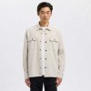 SELECTED CLASSIC OVERSHIRT ECRU SELECTED CLASSIC OVERSHIRT ECRU