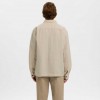SELECTED SLMOTTO LEROY LINEN BLEND OVERSHIRT NOOS BEIGE SELECTED SLMOTTO LEROY LINEN BLEND OVERSHIRT NOOS BEIGE