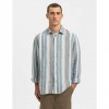 SELECTED SLHREGKYLIAN LINEN LS SHIRT MULTI
