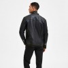 SELECTED CLASSIC LEATHER JACKET BLACK