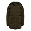 SELECTED PADDED PARKA COAT GREEN