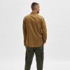 SELECTED  SLHREGRICK-CORD SHIRT LS W BROWN