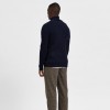 SELECTED HIGH NECK JUMPER SKY CAPTAIN / BLUE