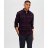 SELECTED SLHSLIMOWEN-FLANNEL SHIRT LS NOOS RED