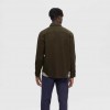 SELECTED  SLHMASON-TWILL OVERSHIRT LS NOOS GREEN