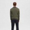 SELECTED SLHBERG FULL ZIP CARDIGAN NOOS GREEN