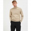 SELECTED SLHBERG ROLL NECK B NOOS BEIGE