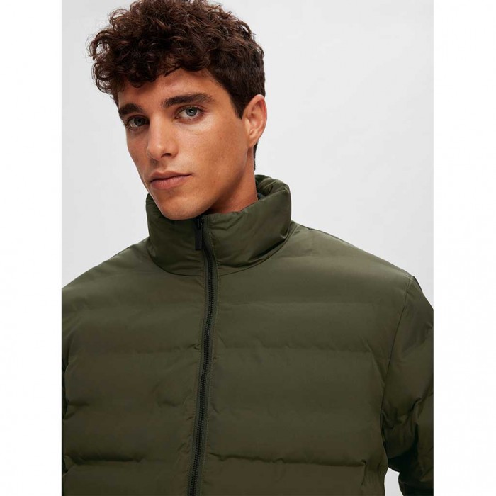 SELECTED SLHBARRY QUILTED JACKET NOOS GREEN