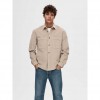 SELECTED SLHPEDER-CORDRUROY OVERSHIRT LS BEIGE