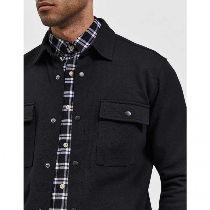 SELECTED SLHJACKIE SWEAT JACKET NOOS BLACK