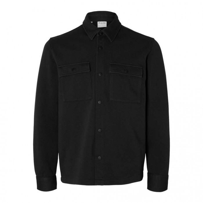 SELECTED SLHJACKIE SWEAT JACKET NOOS BLACK
