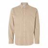 SELECTED SLHREGOWEN-CORD SHIRT LS NOOS BEIGE