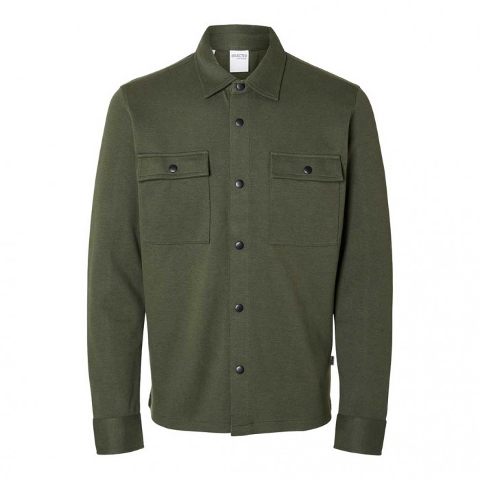 SELECTED SLHJACKIE SWEAT JACKET NOOS GREEN