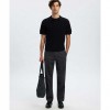 SELECTED 175 SLIM-FIT BRUSHED CHINOS DARK GREY