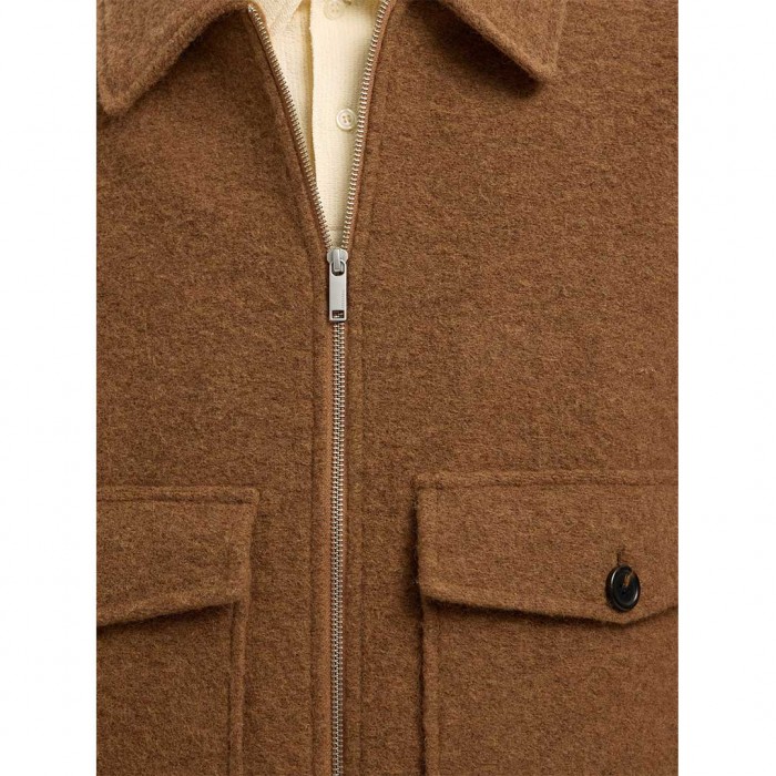 SELECTED SLHJAKOB WOOL BLEND JKT CAMEL