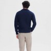SELECTED  SLHAXEL LS KNIT HALF ZIP DARK BLUE