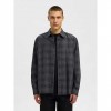 SELECTED SLHREGLEE GRINDLE CHECK LS SHIRT BLACK SELECTED SLHREGLEE GRINDLE CHECK LS SHIRT BLACK