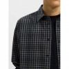 SELECTED SLHREGLEE GRINDLE CHECK LS SHIRT BLACK SELECTED SLHREGLEE GRINDLE CHECK LS SHIRT BLACK