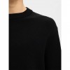 SELECTED SLHTELLER FN RELAXED CREW NECK NOOS BLACK SELECTED SLHTELLER FN RELAXED CREW NECK NOOS BLACK