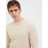 SELECTED SLHRYAN STRUCTURE CREW NECK BONE WHITE SELECTED SLHRYAN STRUCTURE CREW NECK BONE WHITE