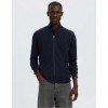 SELECTED SLMBERG FULL ZIP CARDIGAN NOOS NAVY BLAZER