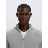SELECTED  SLMBERG FULL ZIP CARDIGAN NOOS LIGHT GRAY
