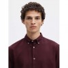SELECTED SLMCOLE-JAY REG MELANGE LS SHIRT NOOS BORDO