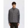 SELECTED SLMCOLE-JAY REG MELANGE LS SHIRT NOOS SKY CAPTAIN