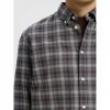 SELECTED SLMCOLE-JAY REG MELANGE LS SHIRT NOOS SKY CAPTAIN