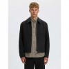SELECTED MAN WOOL BLEND JACKET BLACK