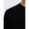 SELECTED SLMTORINO LS KNIT REG CREW NECK NOOS BLACK