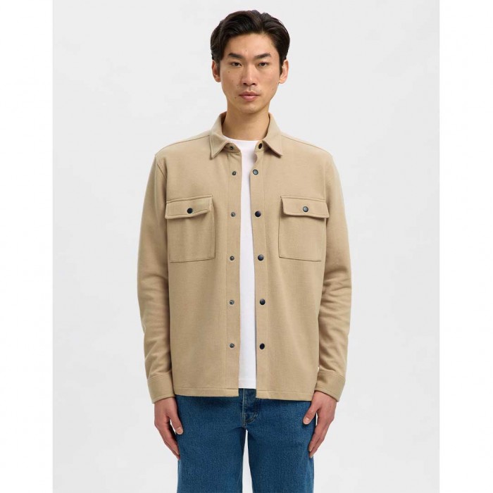 SELECTED SLMJACKIE SWEAT JACKET NOOS BEIGE