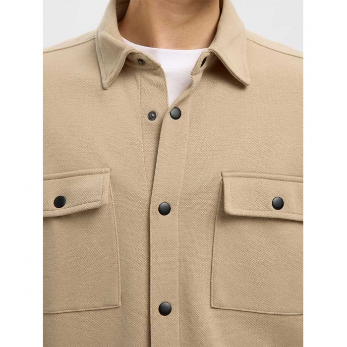 SELECTED SLMJACKIE SWEAT JACKET NOOS BEIGE