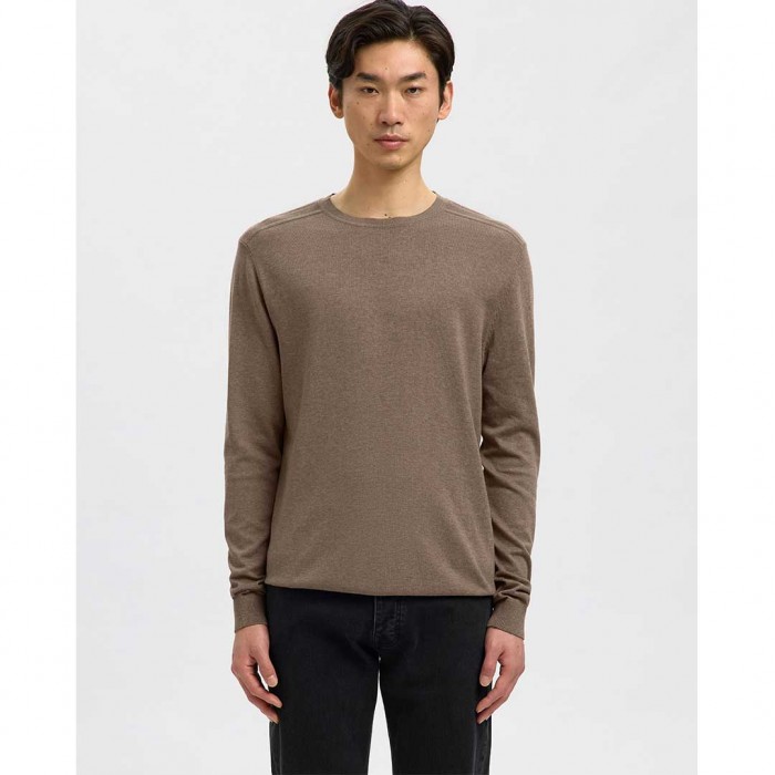 SELECTED SLMBERG CREW NECK NOOS TEAK
