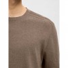 SELECTED SLMBERG CREW NECK NOOS TEAK