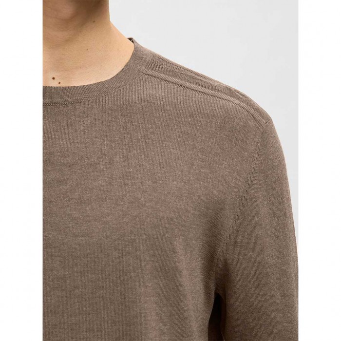 SELECTED SLMBERG CREW NECK NOOS TEAK
