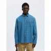 SELECTED SLMCLAUS-CARLO REG DENIM LS SHIRT NOOS MEDIUM BLUE