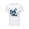 SELECTED ORGANIC COTTON PIQUÉ T-SHIRT BRILLIANT WHITE