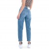 LEILA MOM FIT JEANS WOMEN STAFF BLUE