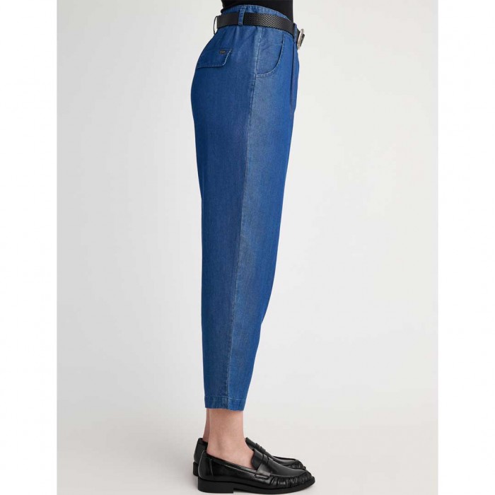 STAFF Marthi Denim Tencel Pant BLUE